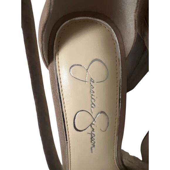 JESSICA SIMPSON DANY3 PLATFORM SANDALS 8 M 38 1/2 - Picture 8 of 11